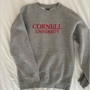 Cornell Embroidered Crewneck/Sweatshirt Unisex